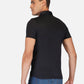 DriDOT Zipper Polo T Shirt Black RWM2025