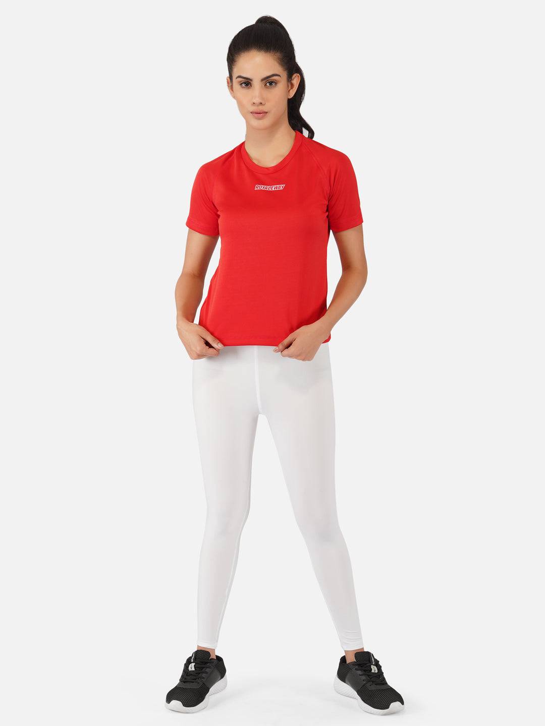 Red Raglan T-Shirt RWW2063 Raglan T-Shirt - royaleway.com