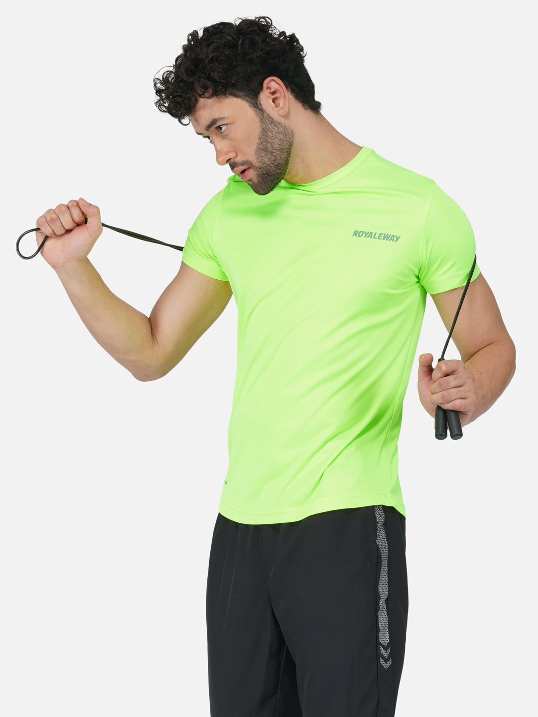 DriSOFT T Shirt Fluorescent Green Men RWM2018
