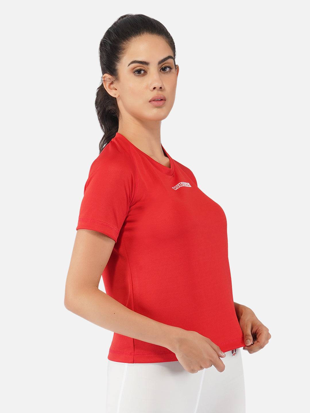 Red Raglan T-Shirt RWW2063 Raglan T-Shirt - royaleway.com