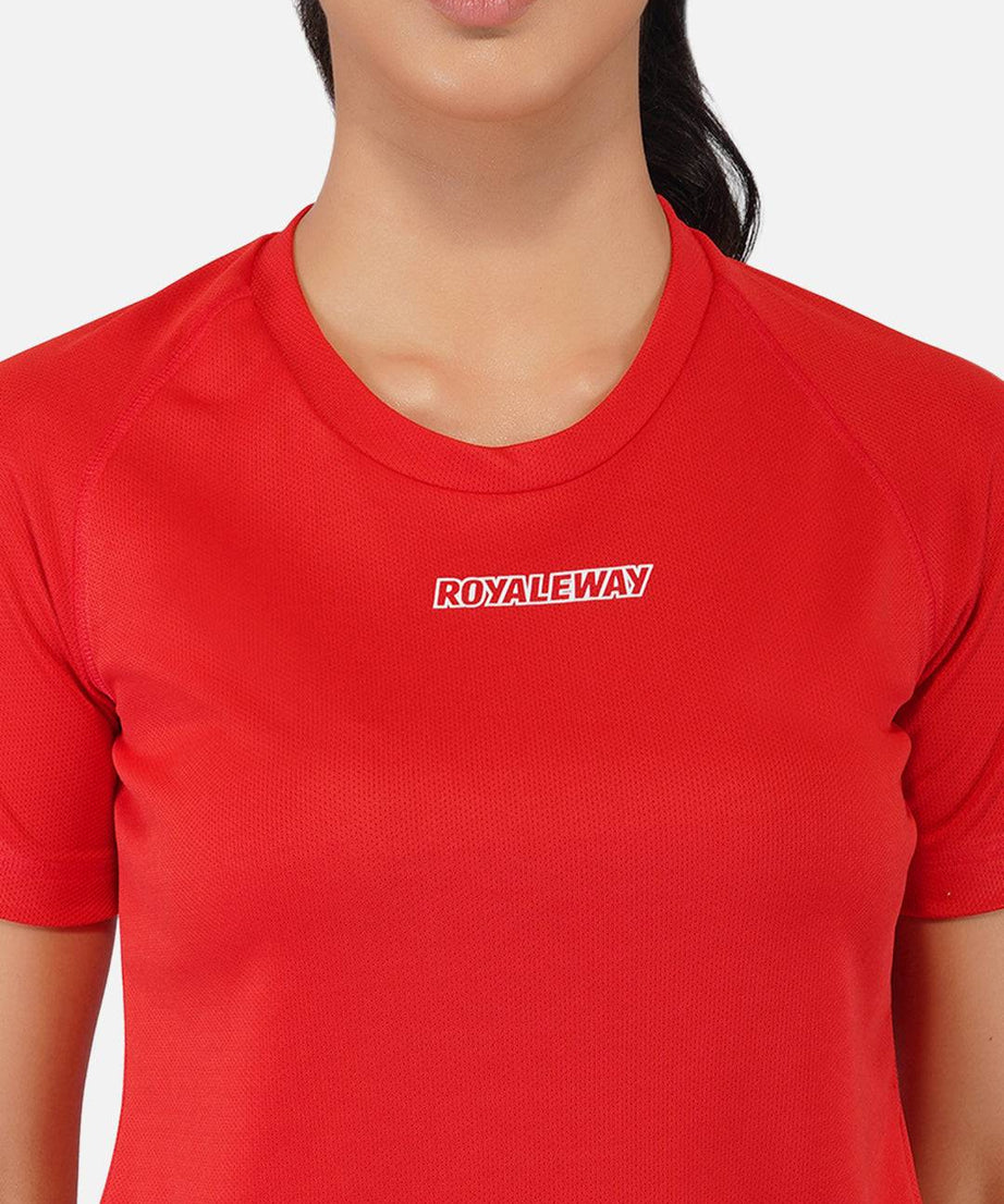 Red Raglan T-Shirt RWW2063 Raglan T-Shirt - royaleway.com