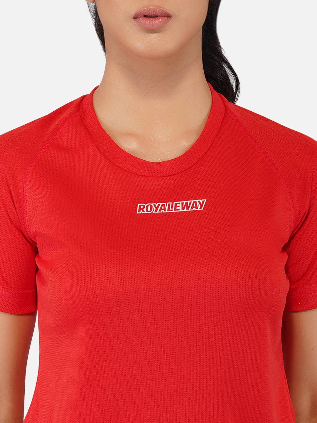Red Raglan T-Shirt RWW2063 Raglan T-Shirt - royaleway.com