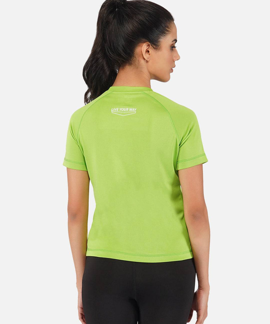 DriDOT Top T Shirt Apparel Women Raglan Pista Green RWW2062 Raglan T-Shirt - royaleway.com