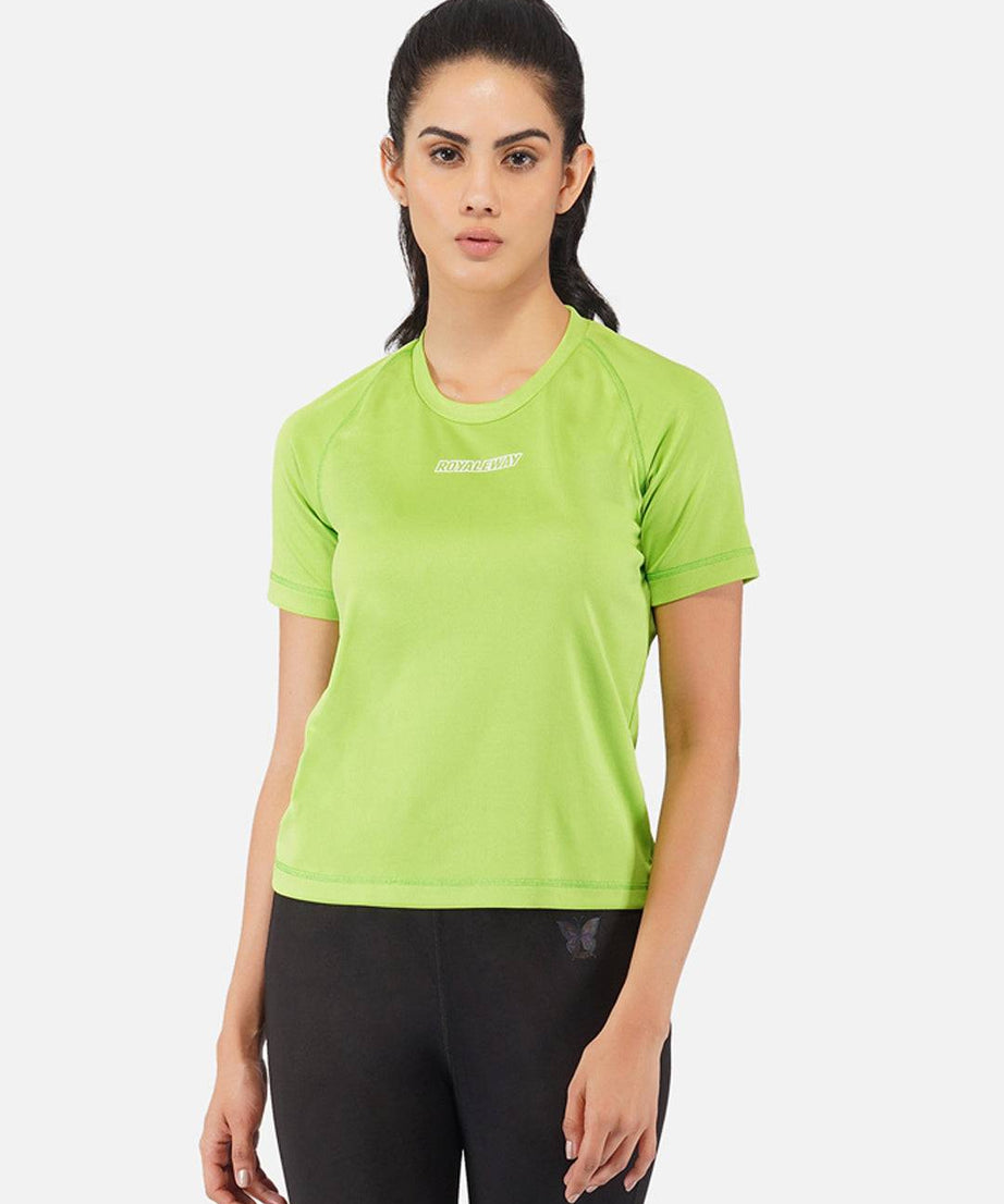 DriDOT Top T Shirt Apparel Women Raglan Pista Green RWW2062 Raglan T-Shirt - royaleway.com