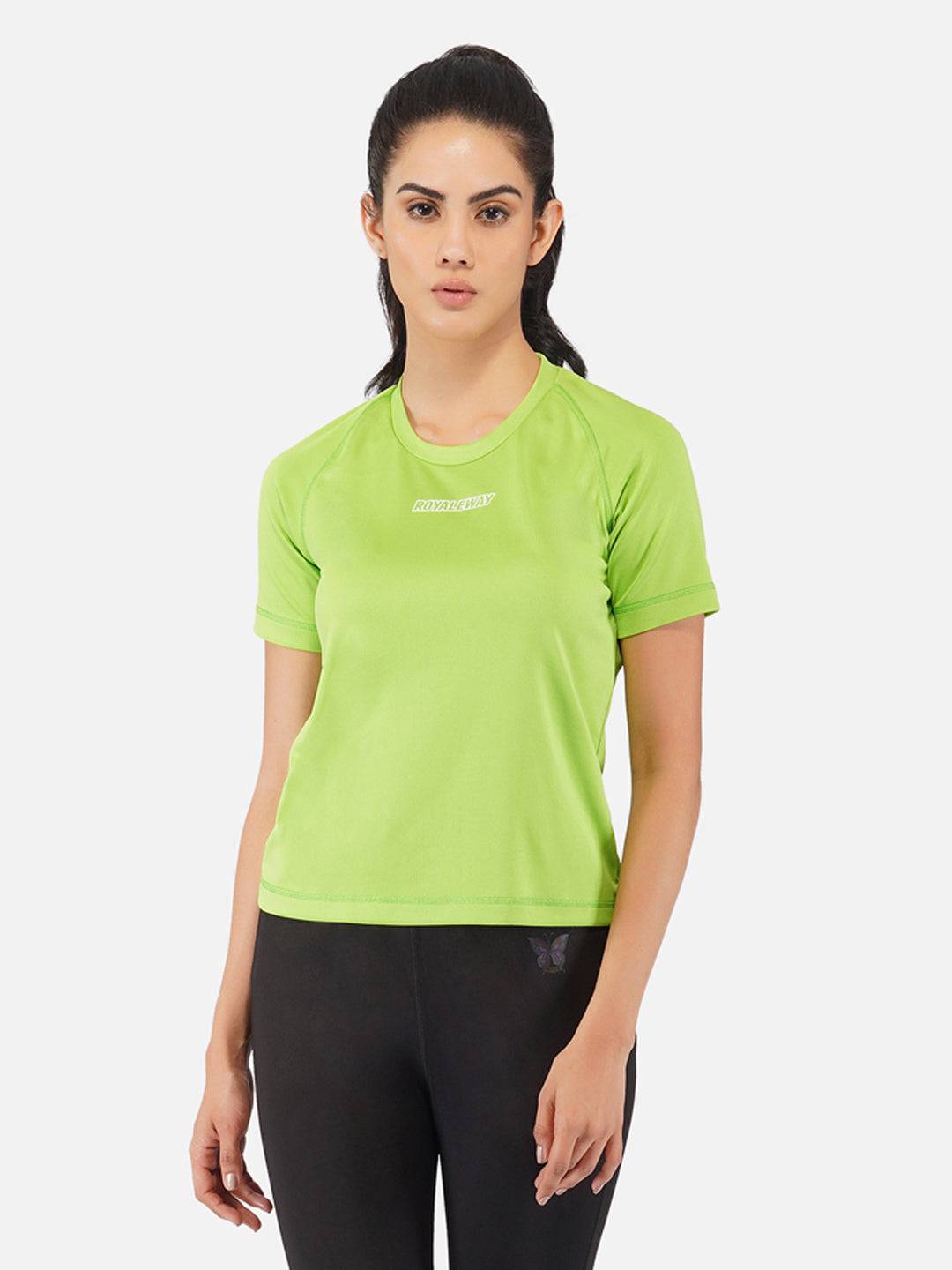 DriDOT Top T Shirt Apparel Women Raglan Pista Green RWW2062 Raglan T-Shirt - royaleway.com