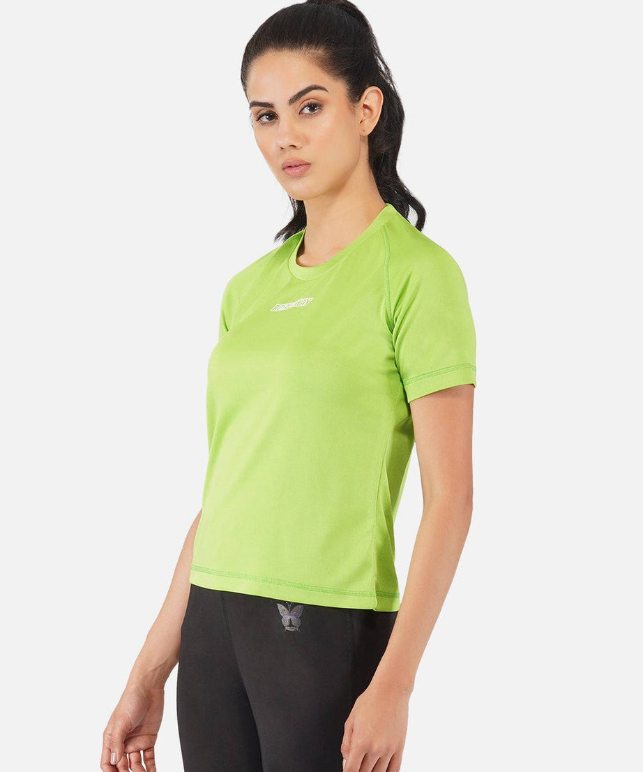 DriDOT Top T Shirt Apparel Women Raglan Pista Green RWW2062 Raglan T-Shirt - royaleway.com