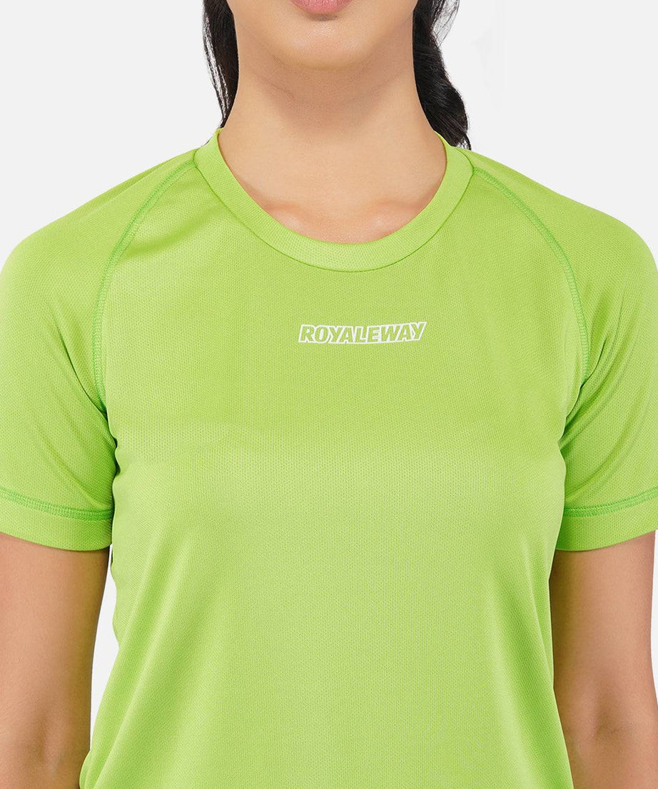 DriDOT Top T Shirt Apparel Women Raglan Pista Green RWW2062 Raglan T-Shirt - royaleway.com