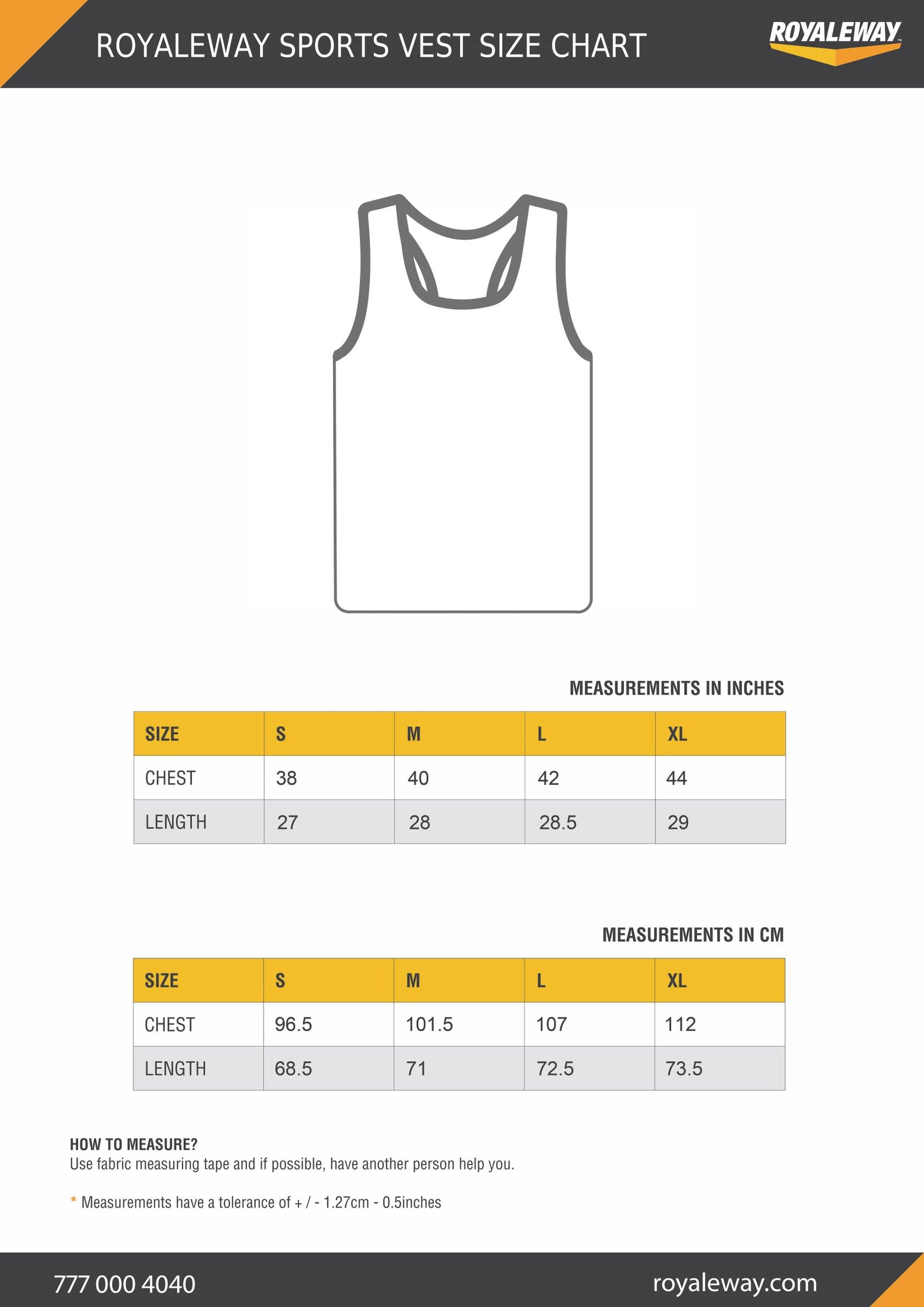 DriFit Vest Royal Blue Men RWM4017