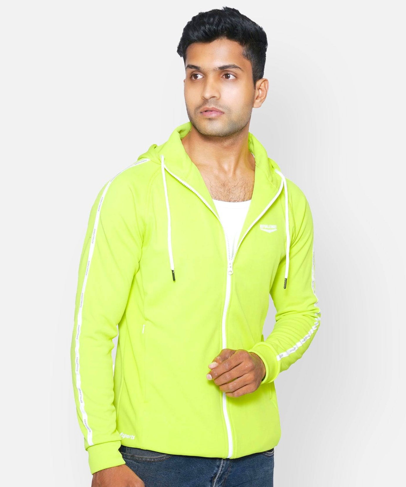 CrossFIT Neon Green Hoodie Jacket RWM0006 Hoodie Jacket - royaleway.com