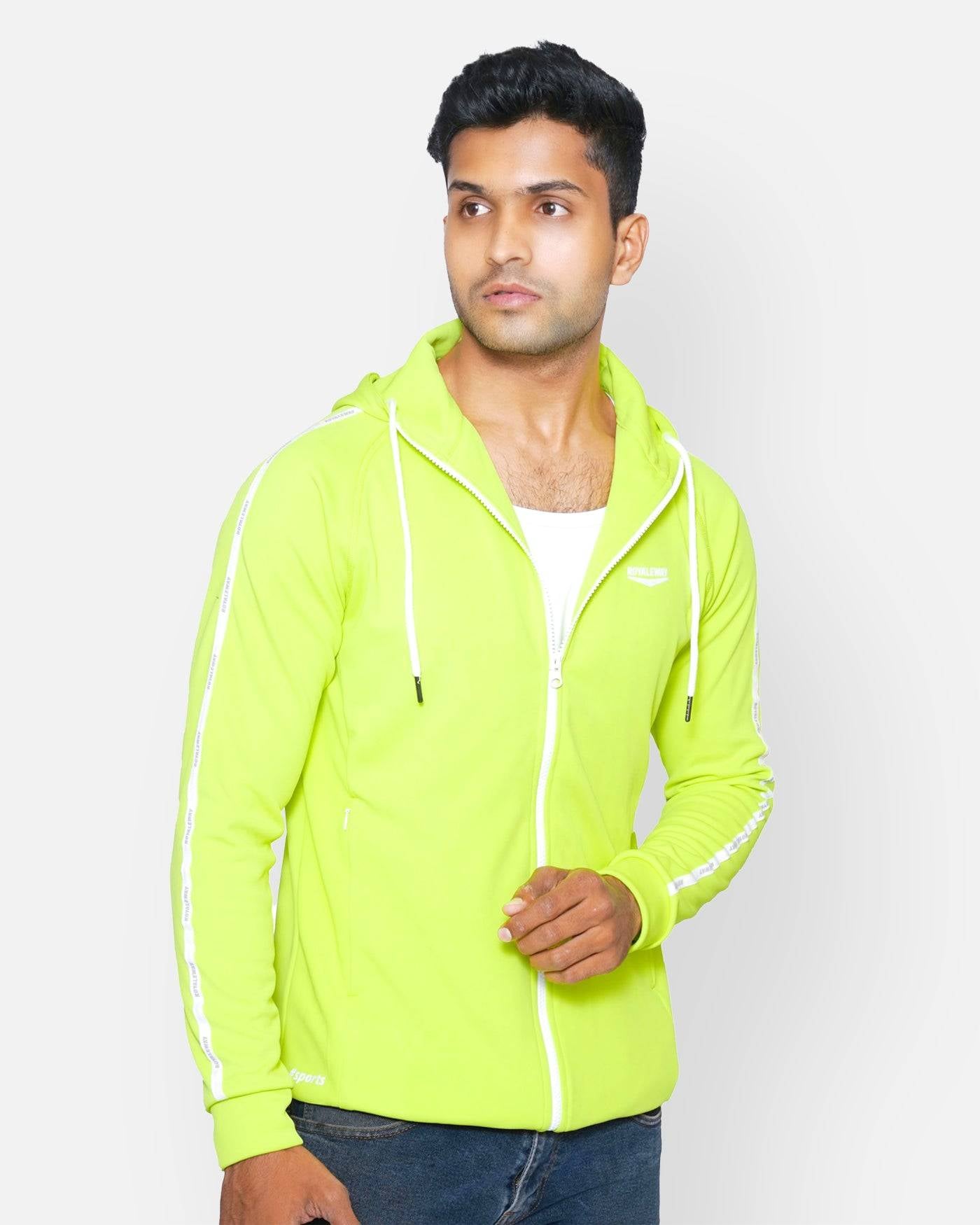 CrossFIT Neon Green Hoodie Jacket RWM0006 Hoodie Jacket - royaleway.com