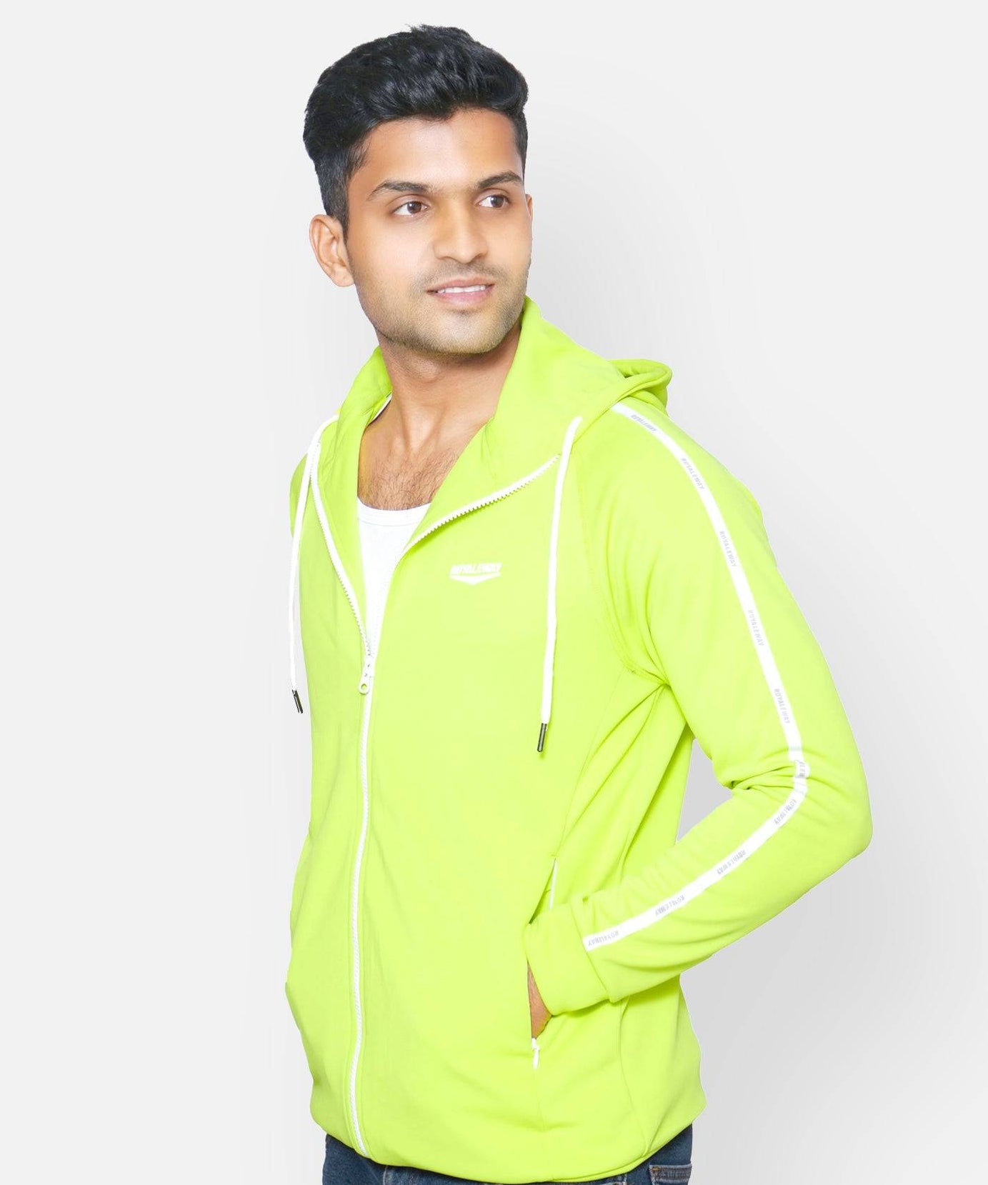 CrossFIT Neon Green Hoodie Jacket RWM0006 Hoodie Jacket - royaleway.com