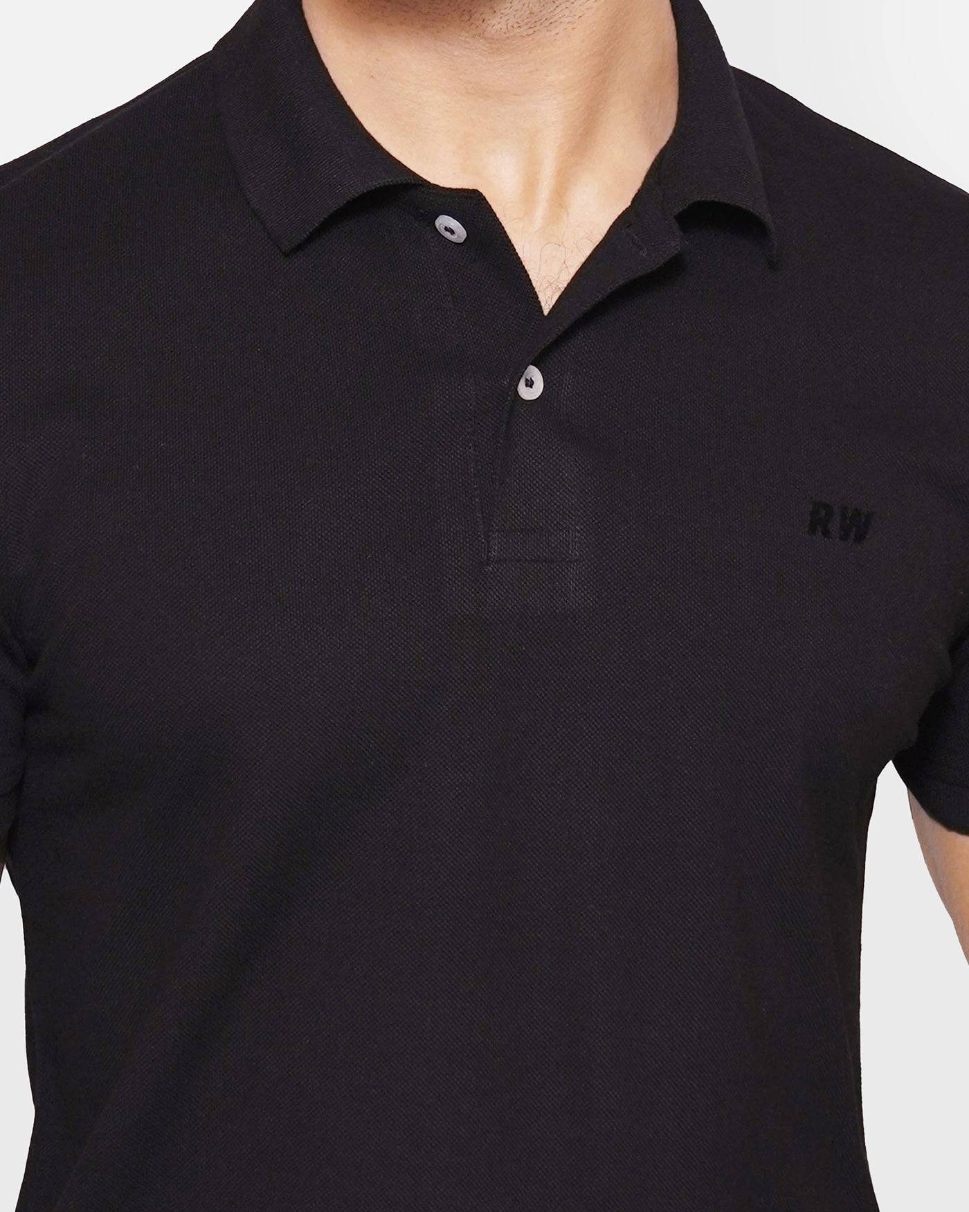 Polo T shirt Black RWM2001