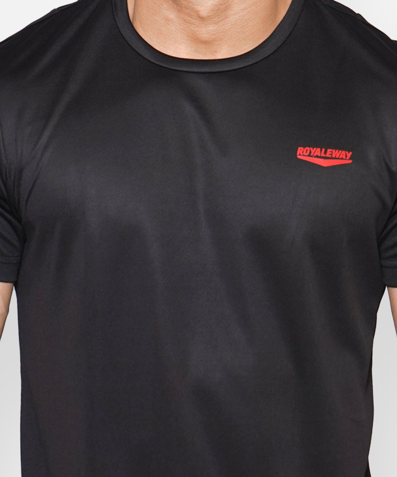 DriDOT T Shirt Apparel Men Back Venta Black & Neon Red RWM2040 Venta T-Shirt - royaleway.com