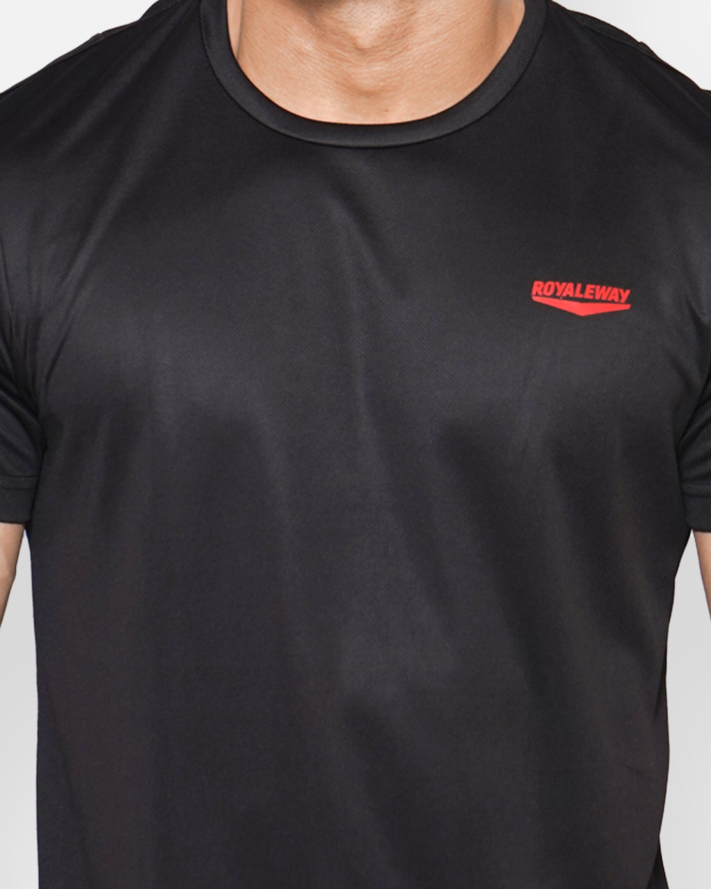 DriDOT T Shirt Apparel Men Back Venta Black & Neon Red RWM2040 Venta T-Shirt - royaleway.com