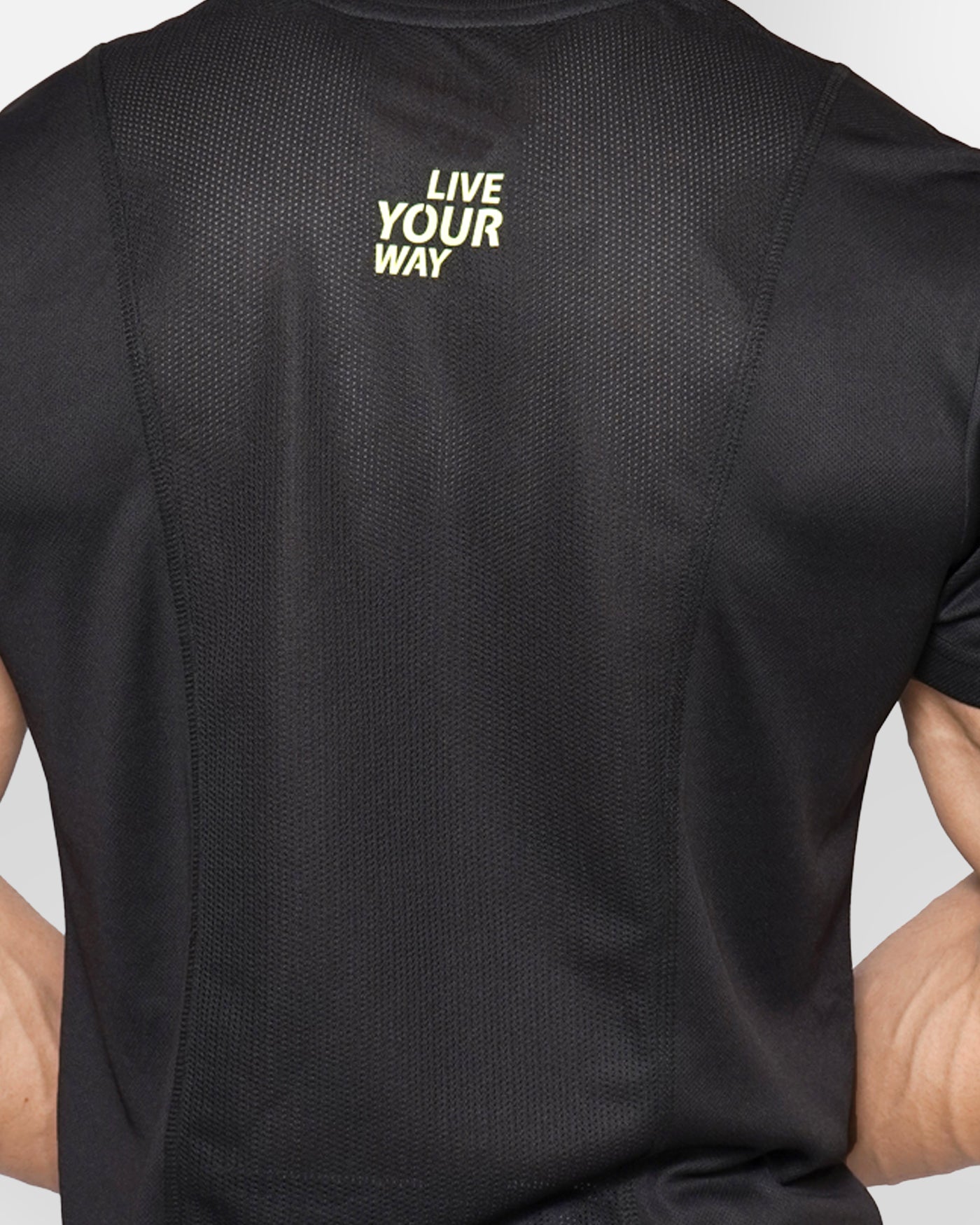 DriDOT T Shirt Apparel Men Back Venta Neon Black Neon Yellow RWM2042 Venta T-Shirt - royaleway.com