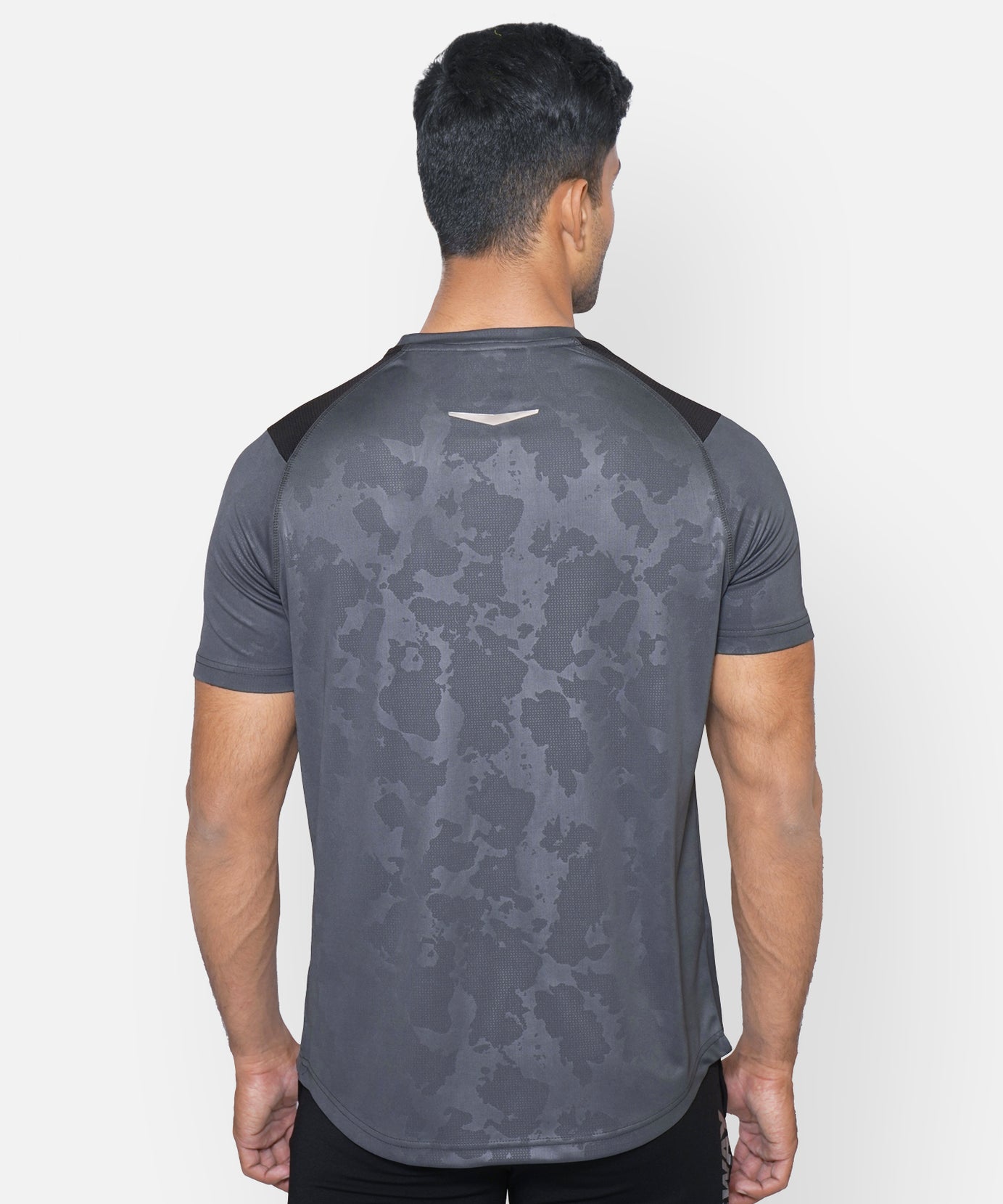 Grey Camouflage Raglan T-Shirt RWM2046 Raglan T-Shirt - royaleway.com