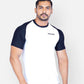 Lycra Raglan White and Black Men RWM2072