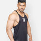 Gym Sando Black Military Camo Men RWM4003