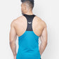 Gym Sando Peacock Blue Men RWM4005