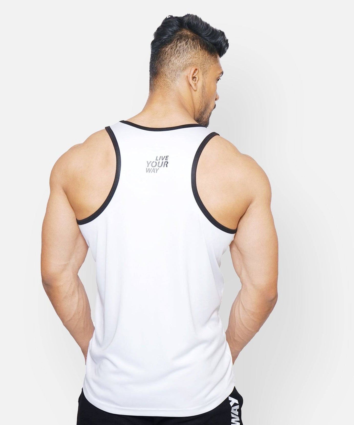 DriFit Vest White and Black Men RWM4019