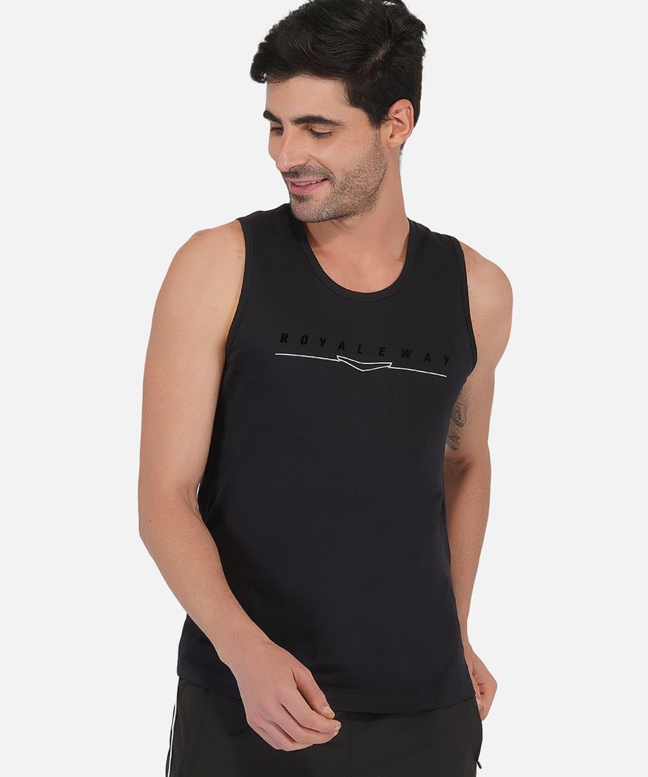 Cotton Blck Vest RWM4026