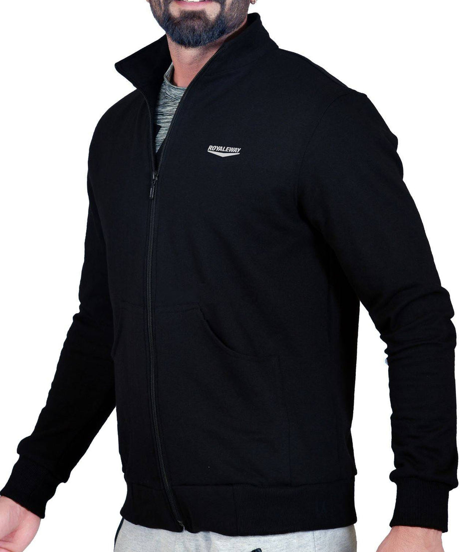 Black Fleece Jacket RWM6016 Fleece Jacket - royaleway.com