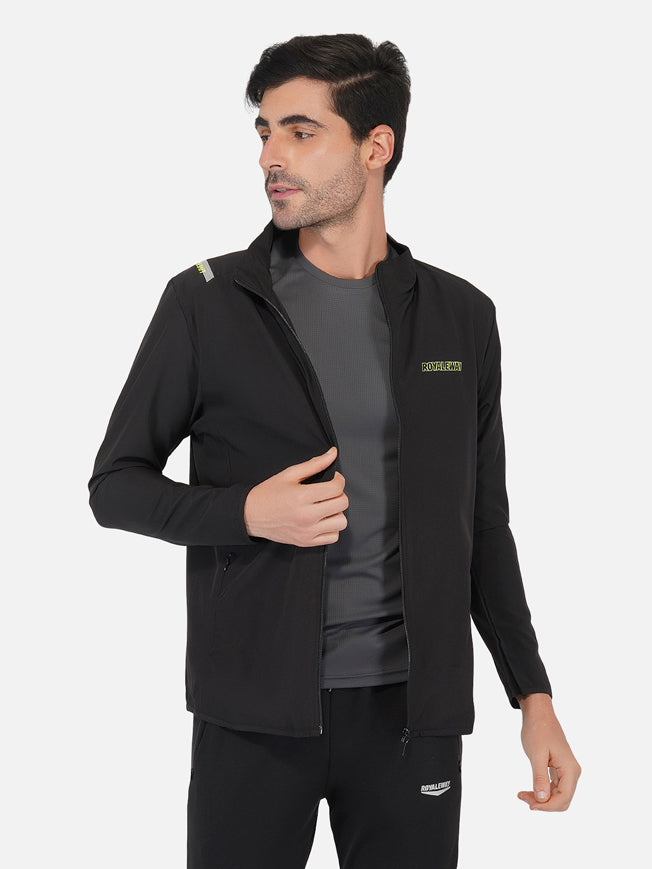 NS Lycra Black Jacket RWM6020 NS Lycra Jacket - royaleway.com