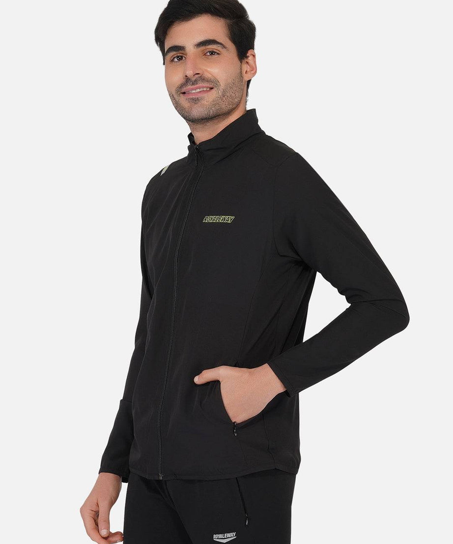 NS Lycra Black Jacket RWM6020 NS Lycra Jacket - royaleway.com