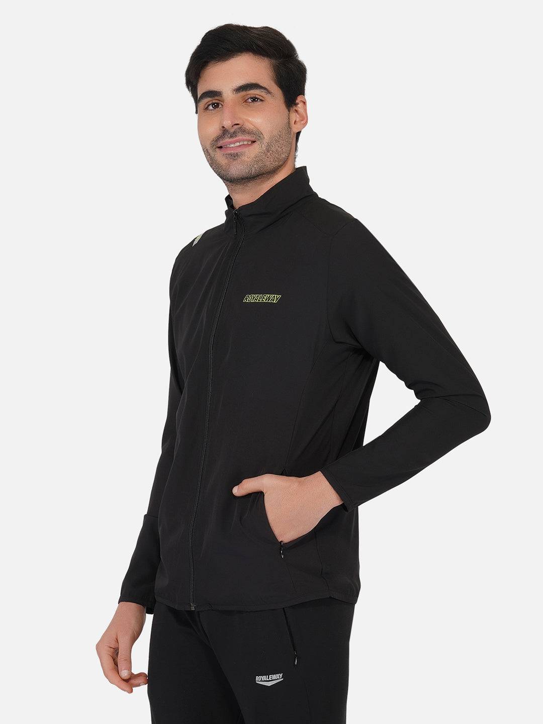 NS Lycra Black Jacket RWM6020 NS Lycra Jacket - royaleway.com