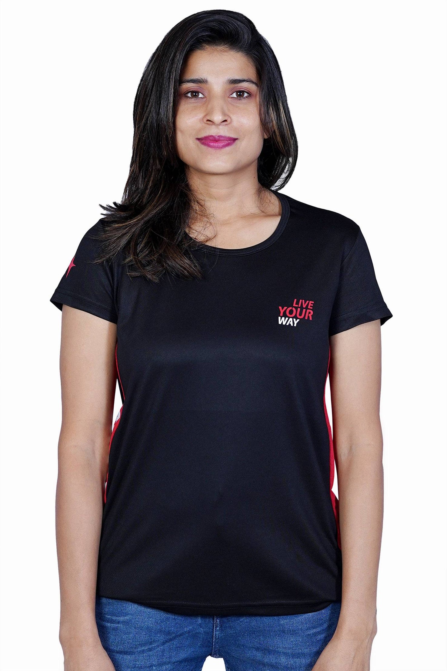 DriFit VENTA  BLACK & RED WOMEN RWW2005