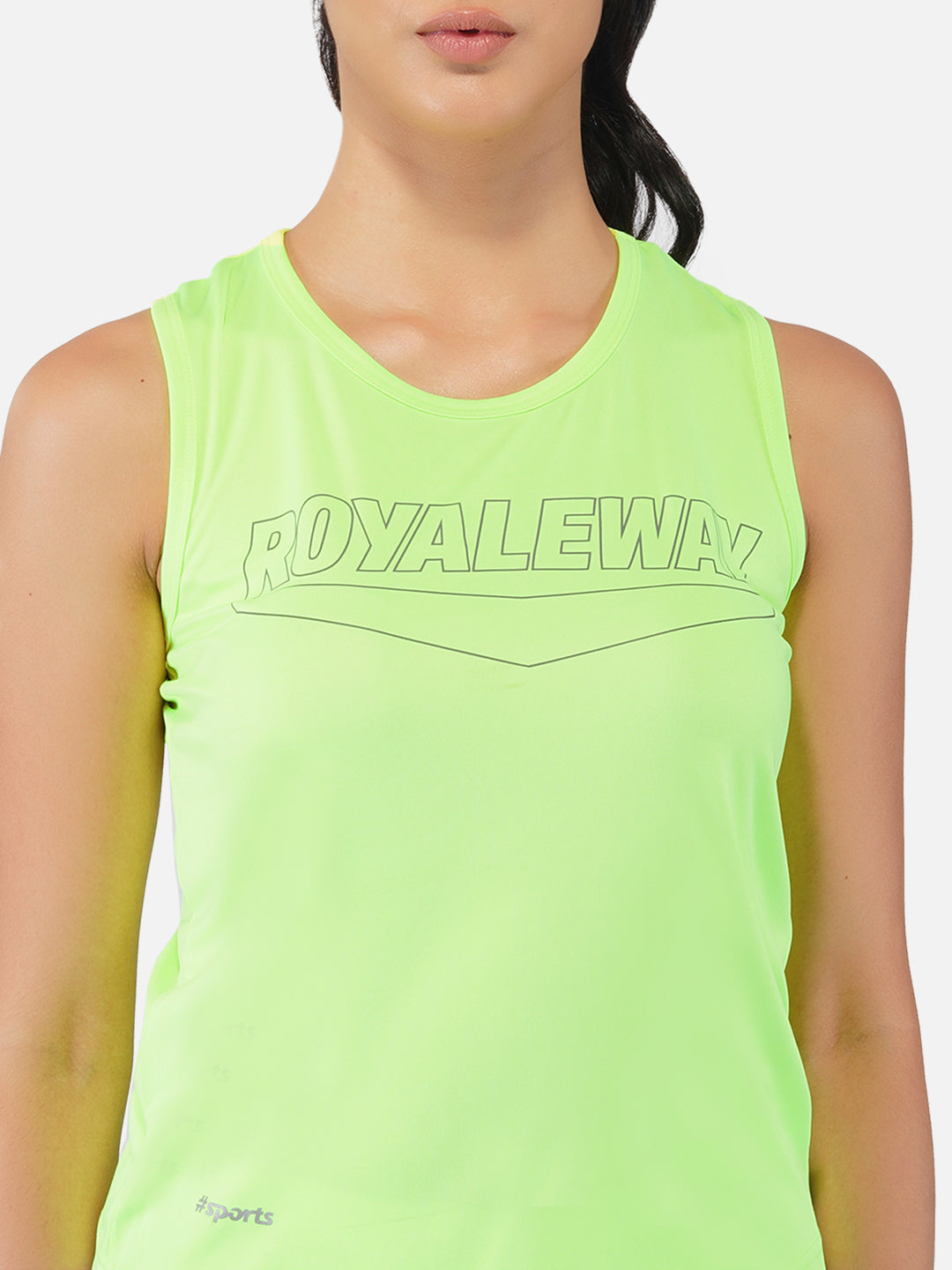 DriSOFT Flourescent Green Vest RWW4015 DriSOFT Vest - royaleway.com