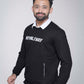 Fleece Pocket Sweatshirt Black and White Men RWM9001