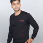 Fleece Pocket Sweatshirt Black and Red Men RWM9003