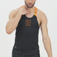 DriDOT Gym Vest Sando Black & Orange Men RWM4025