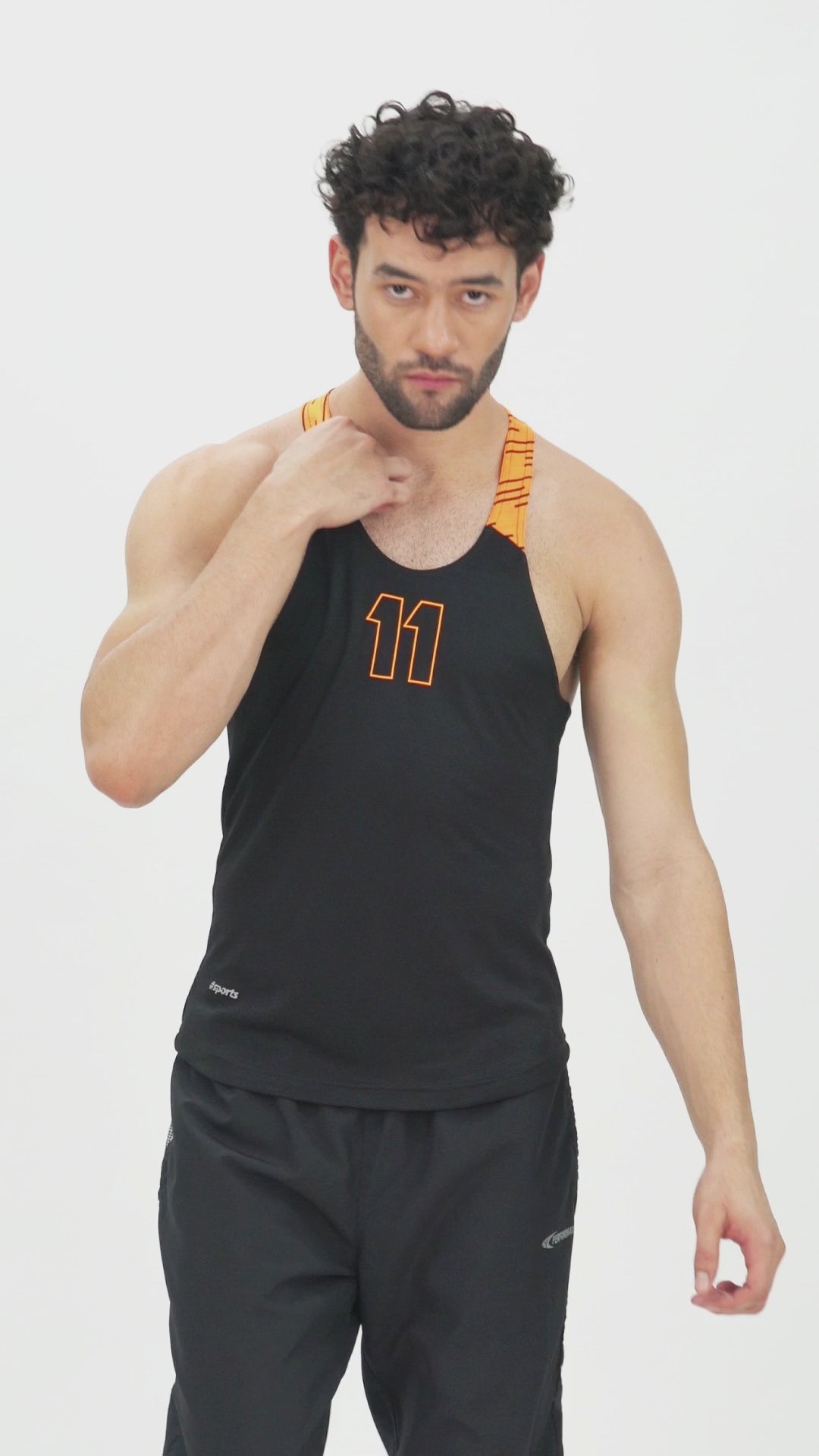 DriDOT Black & Orange Vest RWM4025
