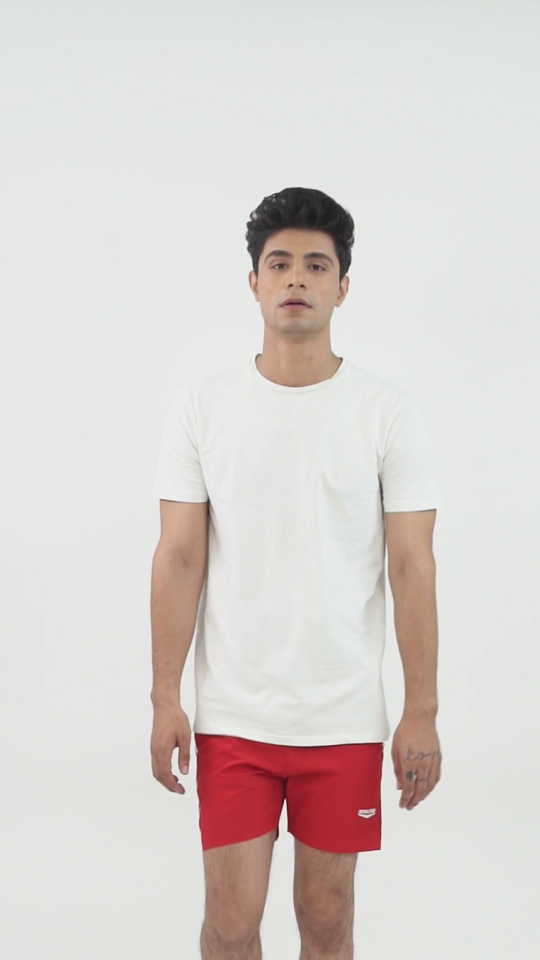 Shorts Sportswear Apparel Men NS Lycra Red RWM1007